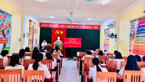Chi bộ Trường Tiểu học Kỳ Trinh tổ chức Hội nghị sơ kết công tác xây dựng đảng  6 tháng đầu năm và triển khai nhiệm vụ trọng tâm 6 tháng cuối năm 2026