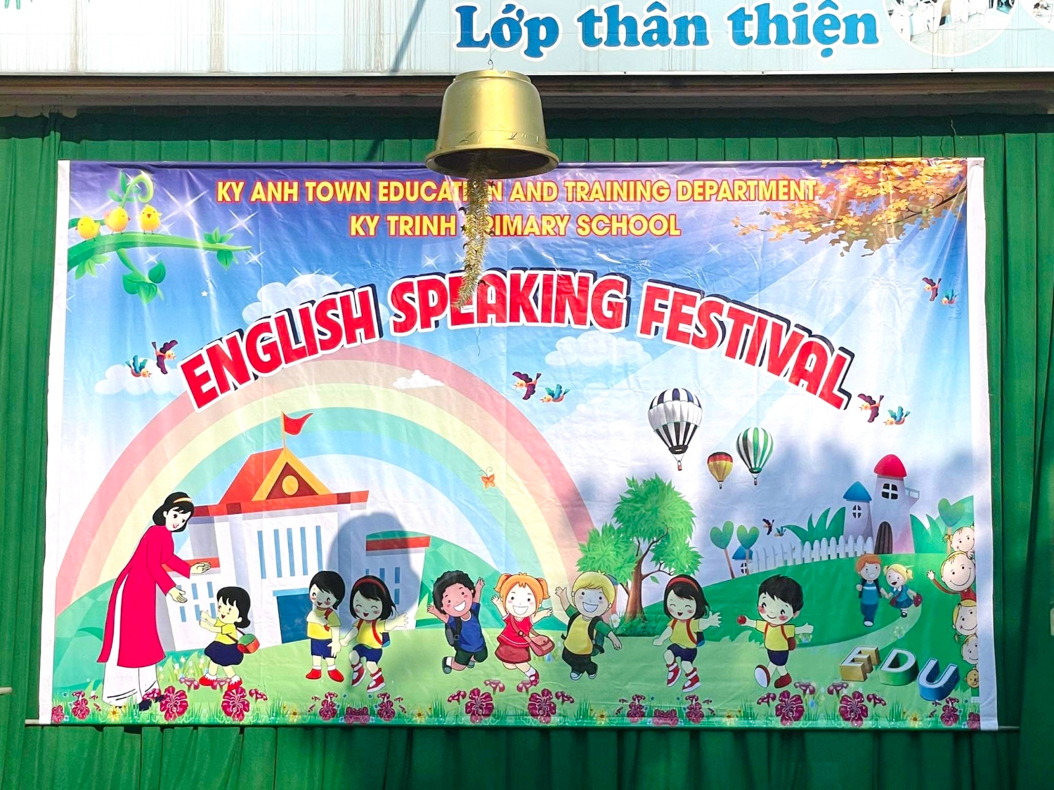 TRƯỜNG TIỂU HỌC KỲ TRINH TỔ CHỨC CHƯƠNG TRÌNH ‘ENGLISH SPEAKING FESTIVAL” NĂM HỌC 2023-2024
