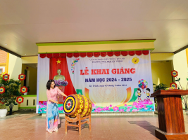 TRƯỜNG TIỂU HỌC KỲ TRINH TƯNG BỪNG TỔ CHỨC LỄ KHAI GIẢNG NĂM HỌC MỚI, NĂM HỌC 2024-2025